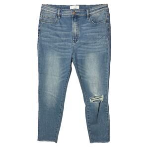 Vervet Women's Denim Mom Jeans Size 32 Siasta Distressed High Rise Light Wash